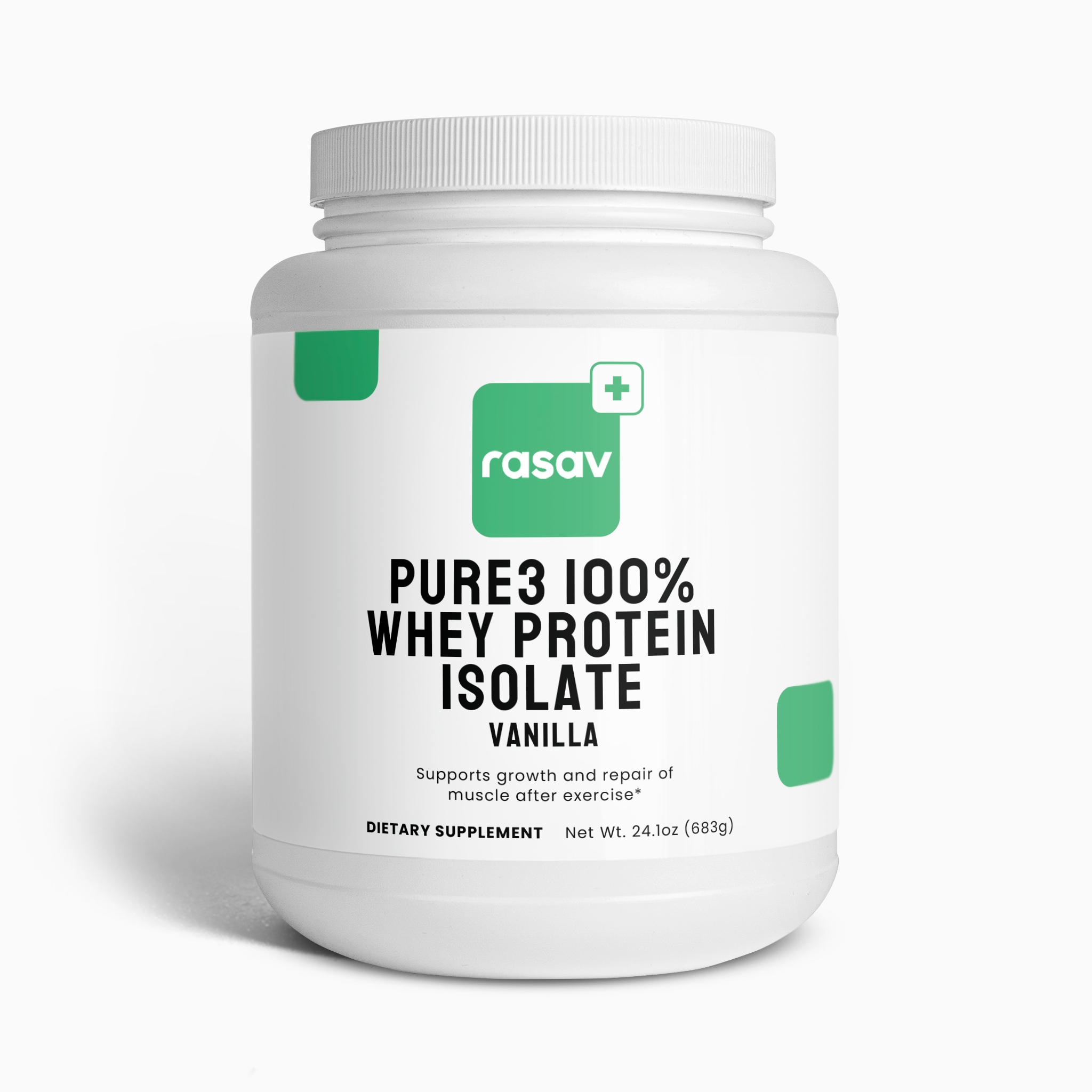 Pure3 100% Whey Protein Isolate (Vanilla)