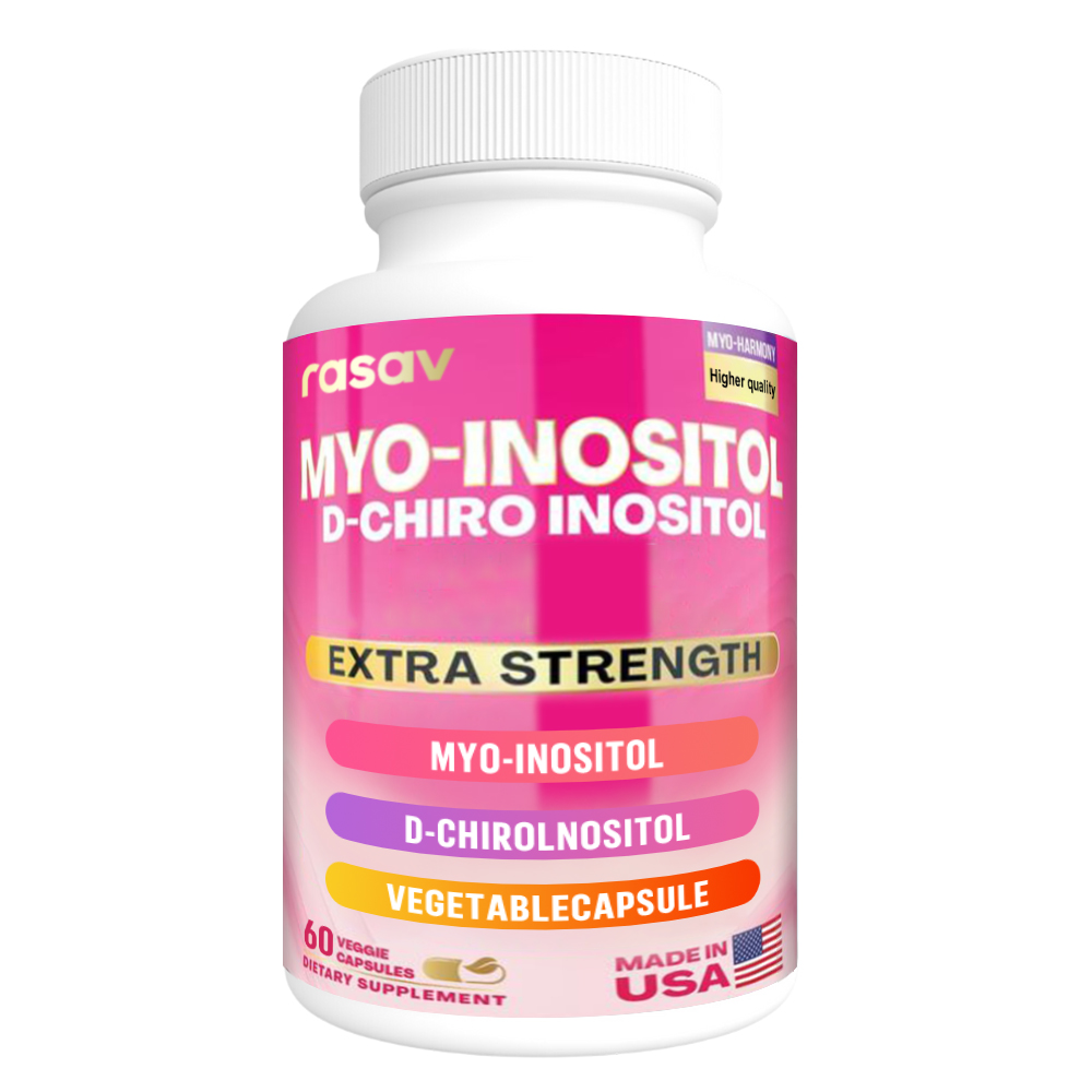 Myo-Inositol & D-Chiro Inositol Supplement for Women, 60 Capsules 