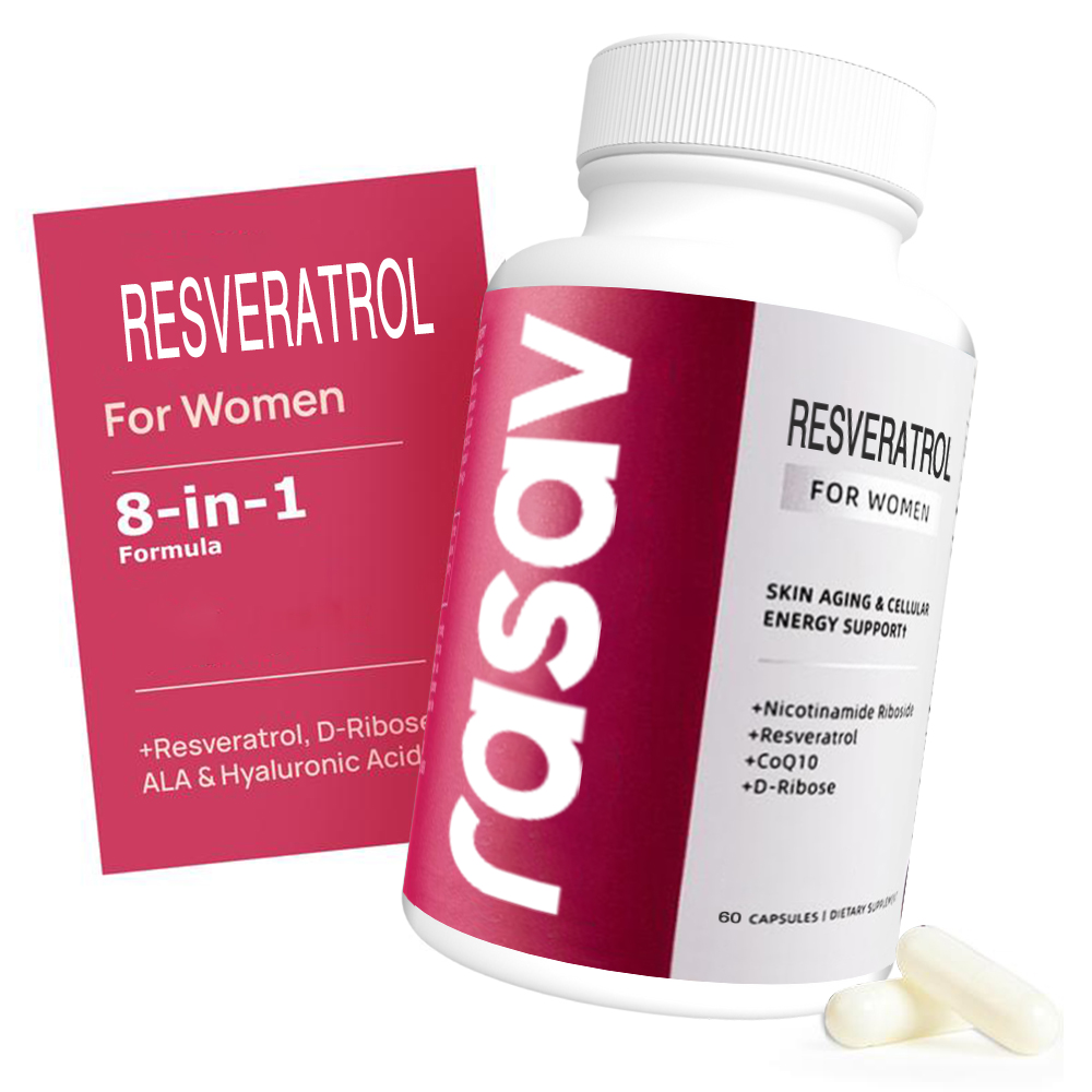 Premium Resveratrol Supplement 60 Vegan-Friendly Capsules