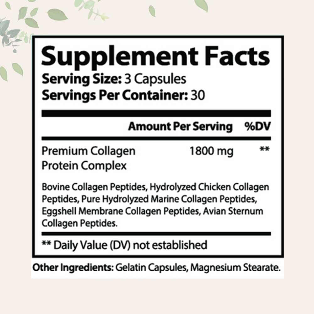 Collagen Powder Gummies - Supplement for Skin - Edible,60 Gummies